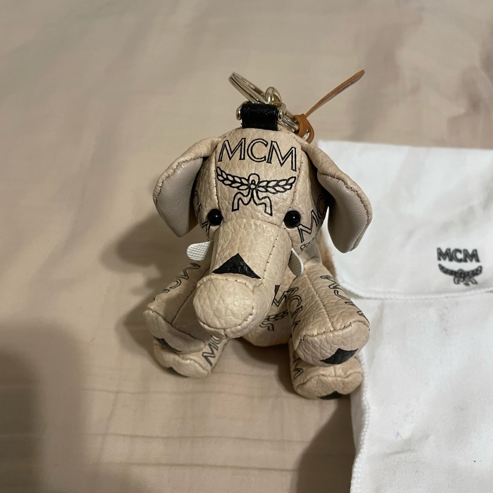 MCM Elephant Bag Charm/Key Chain